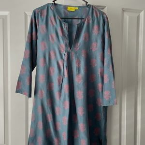 Roberta Roller Rabbit silk print dress
